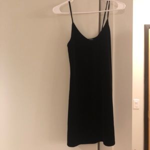 Brandy Melville black velvet dress